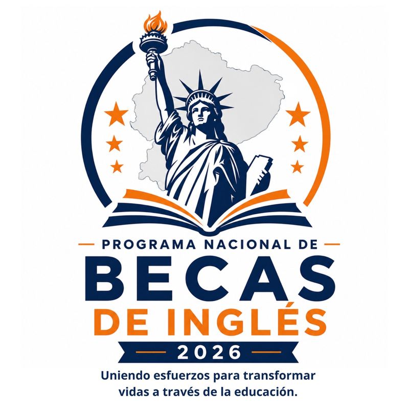 Logo del Programa Nacional de Becas de Inglés 2026